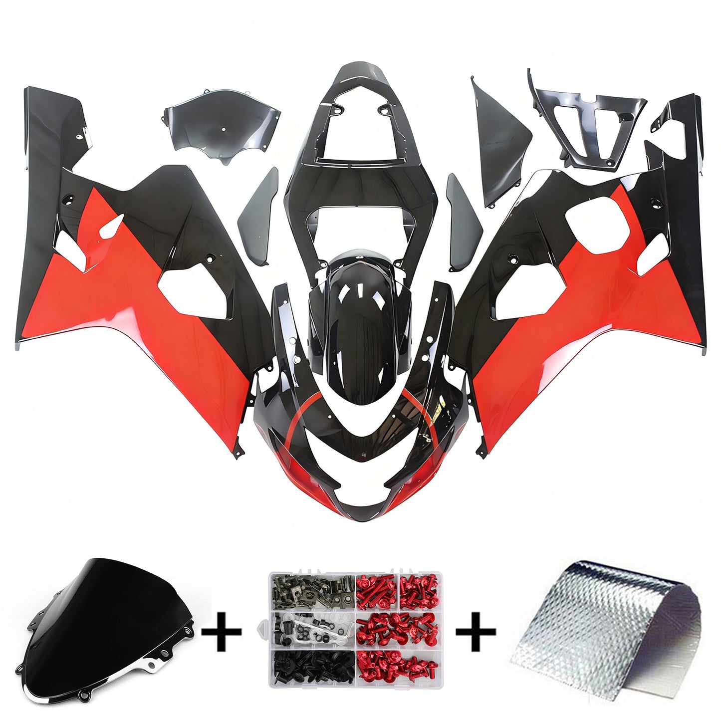 Suzuki GSXR 600/750 2004-2005 Kit Carena Carrozzeria Plastica ABS