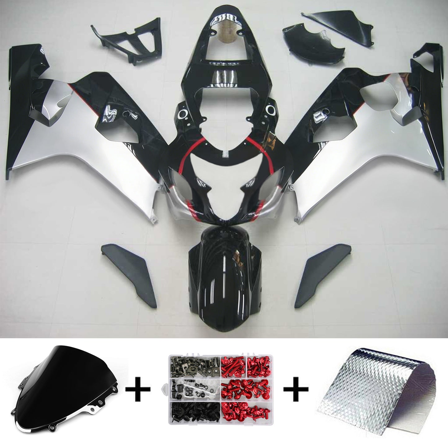 Suzuki GSXR 600/750 2004-2005 Kit Carena Carrozzeria Plastica ABS