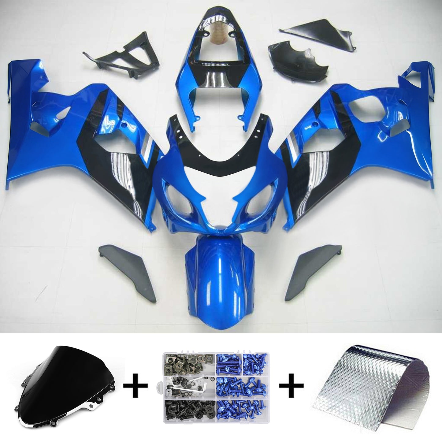 Suzuki GSXR 600/750 2004-2005 Kit Carena Carrozzeria Plastica ABS