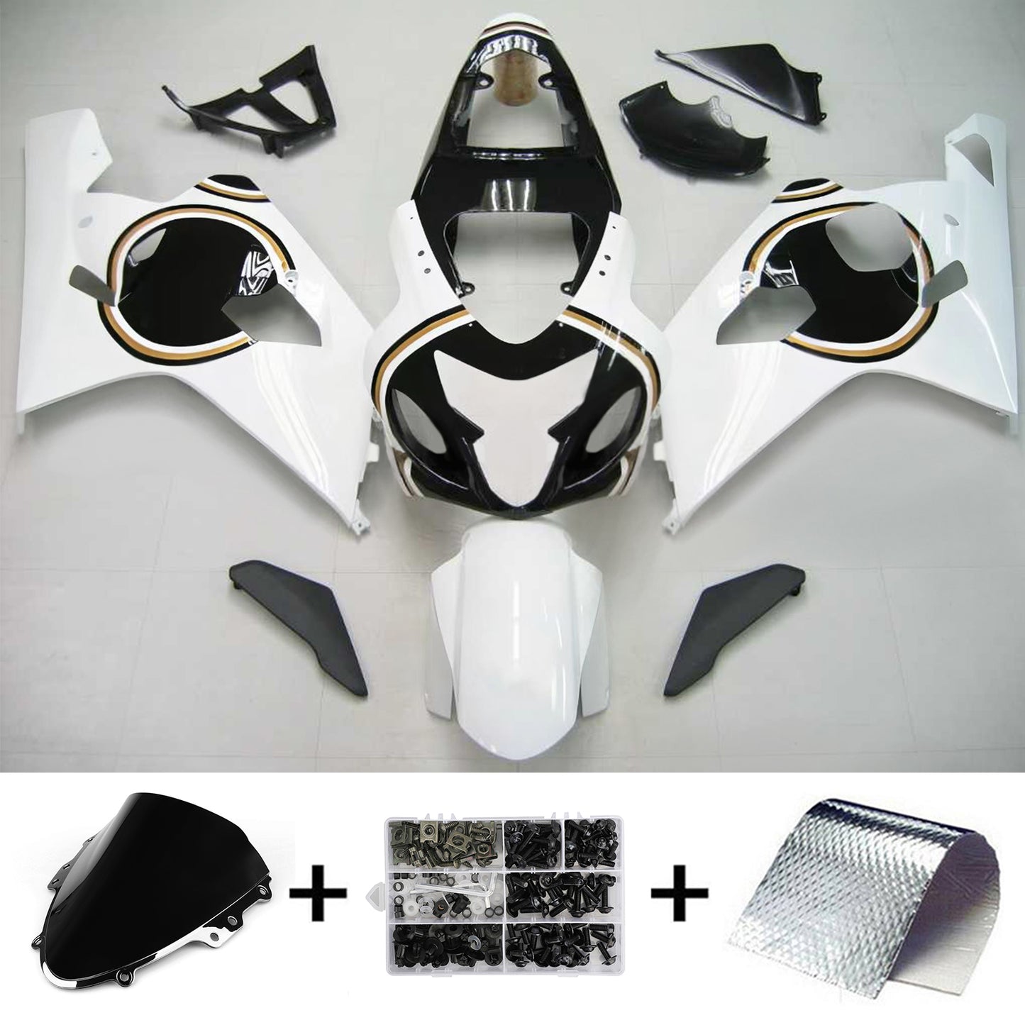 Suzuki GSXR 600/750 2004-2005 Kit Carena Carrozzeria Plastica ABS