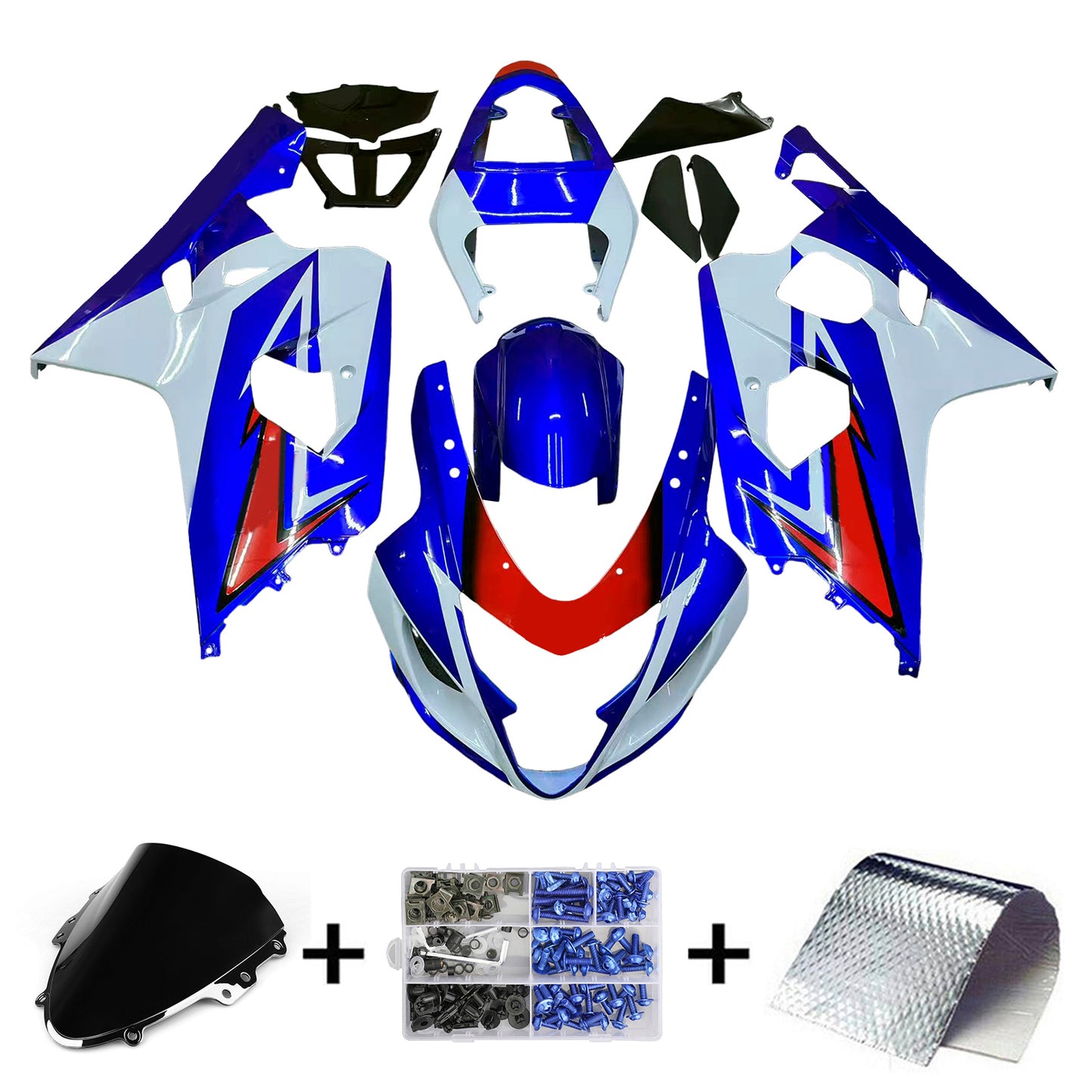 Suzuki GSXR 600/750 2004-2005 Kit Carena Carrozzeria Plastica ABS