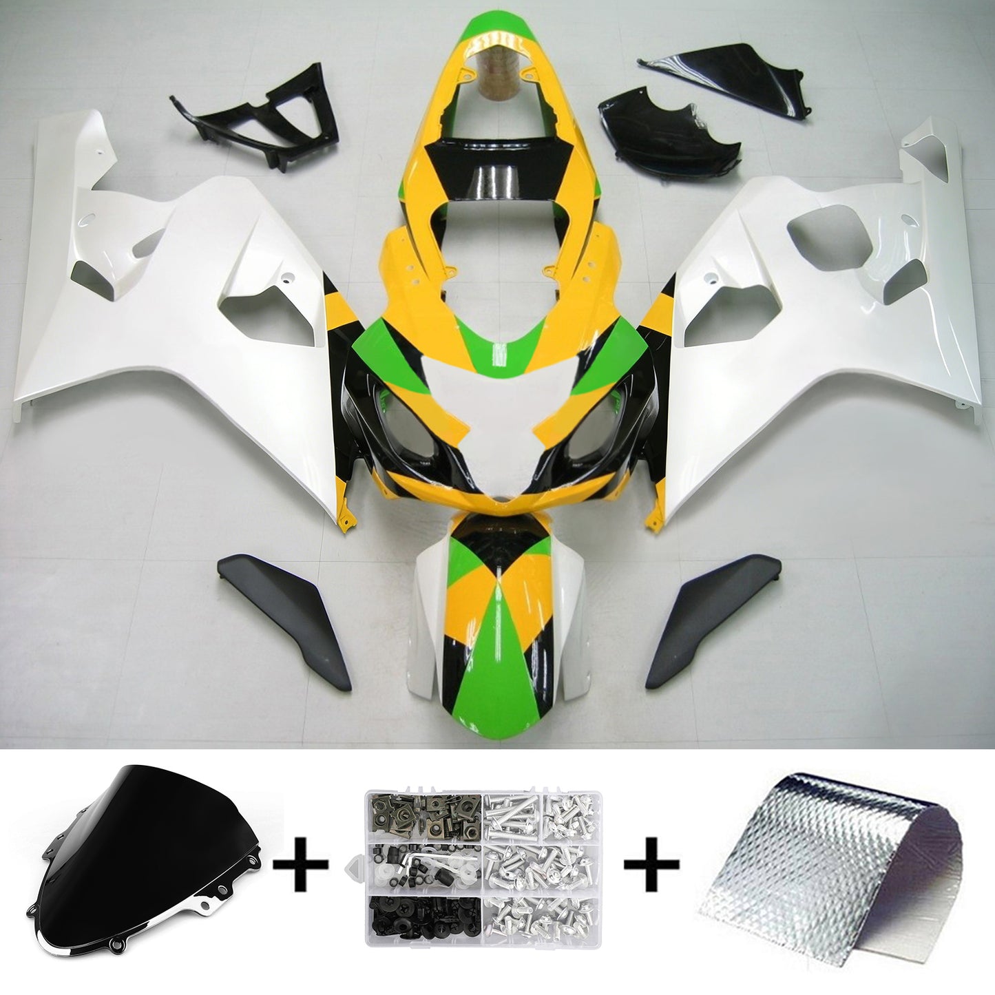 Suzuki GSXR 600/750 2004-2005 Kit Carena Carrozzeria Plastica ABS