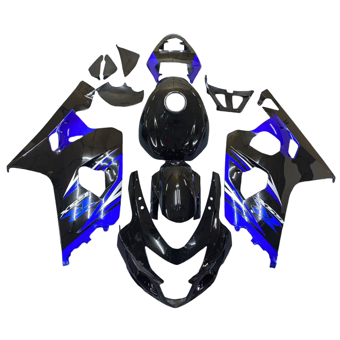 2004-2005 Suzuki GSXR 600/750 K4 Kit carena iniezione Carrozzeria Plastica ABS