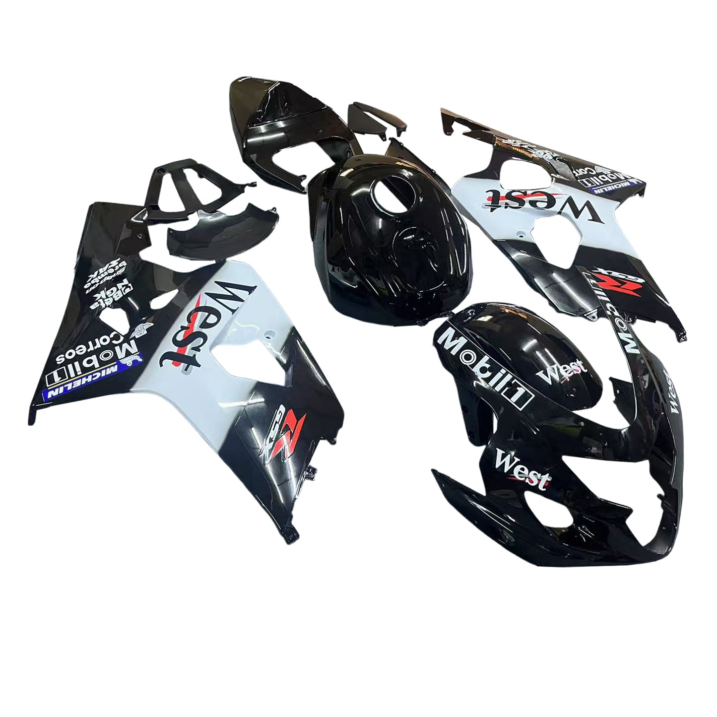 2004-2005 Suzuki GSXR 600/750 K4 Kit carena iniezione Carrozzeria Plastica ABS