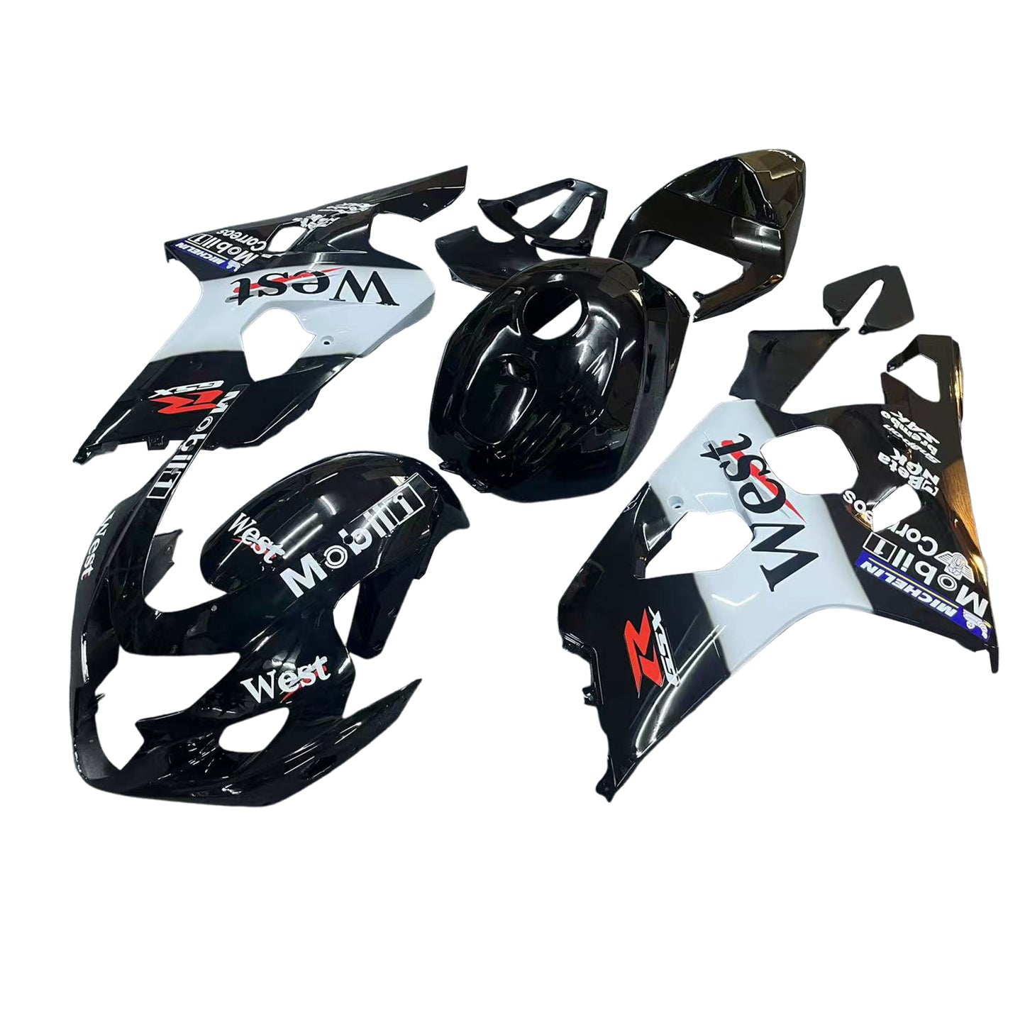 2004-2005 Suzuki GSXR 600/750 K4 Kit carena iniezione Carrozzeria Plastica ABS