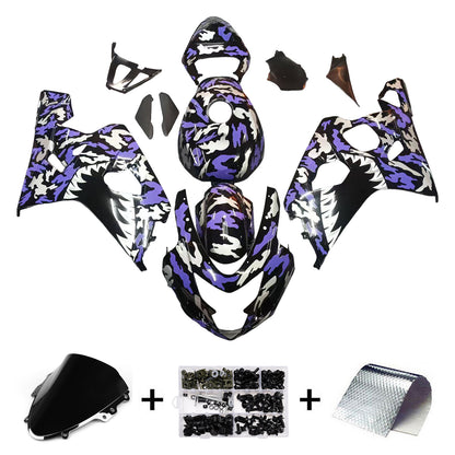 Kit carenatura iniezione plastica ABS per Suzuki GSXR 600/750 2004-2005 K4