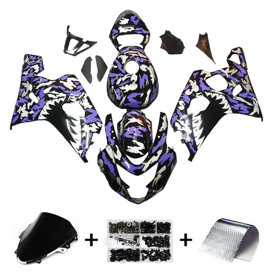 Kit carenatura iniezione plastica ABS per Suzuki GSXR 600/750 2004-2005 K4