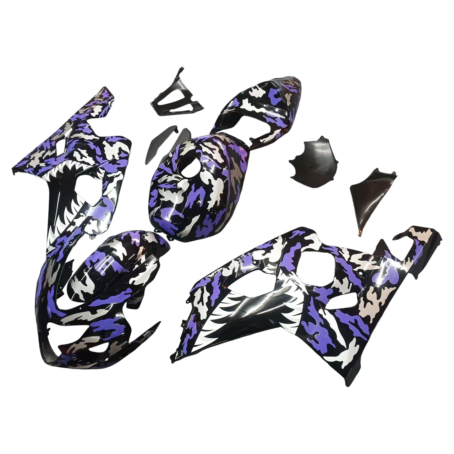 Kit carenatura iniezione plastica ABS per Suzuki GSXR 600/750 2004-2005 K4
