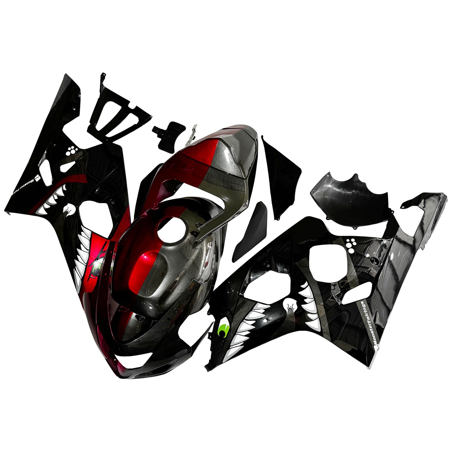 Kit carenatura iniezione plastica ABS per Suzuki GSXR 600/750 2004-2005 K4