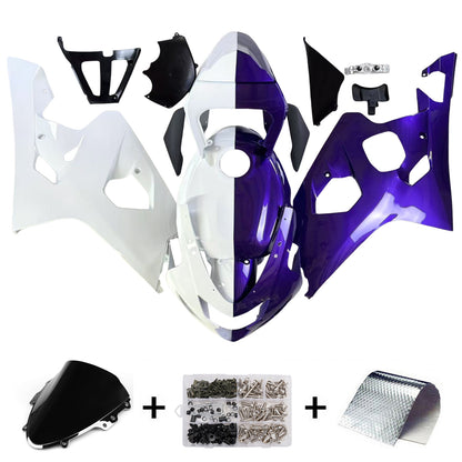 Kit carenatura iniezione plastica ABS per Suzuki GSXR 600/750 2004-2005 K4