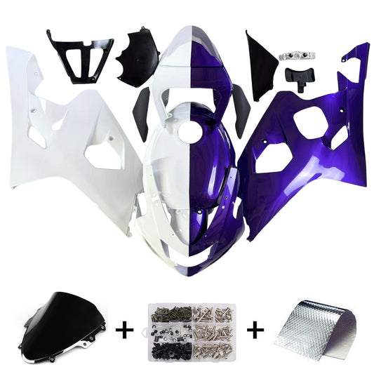 Kit carenatura iniezione plastica ABS per Suzuki GSXR 600/750 2004-2005 K4