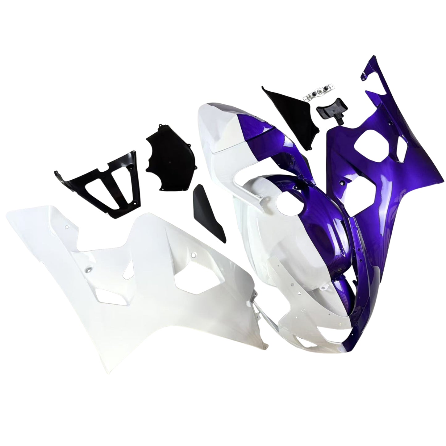 Kit carenatura iniezione plastica ABS per Suzuki GSXR 600/750 2004-2005 K4