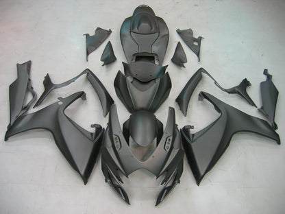 Amotopart 2006-2007 GSXR600750 SUZUKI CLADDING BLACK KIT
