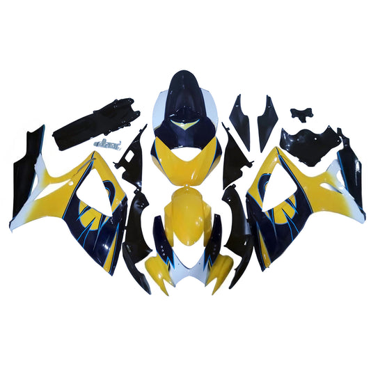 Carene 2006-2007 Suzuki GSXR 600 750 Giallo Blu Corona GSXR Generico