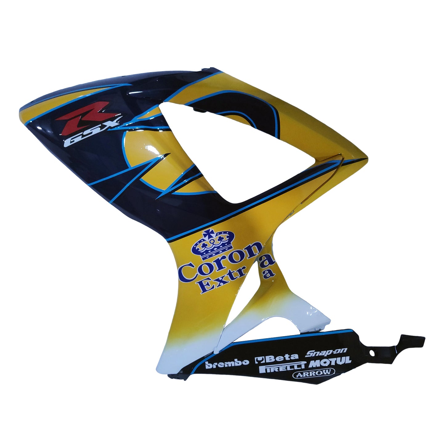 Carene 2006-2007 Suzuki GSXR 600 750 Giallo Blu Corona GSXR Racing Generico