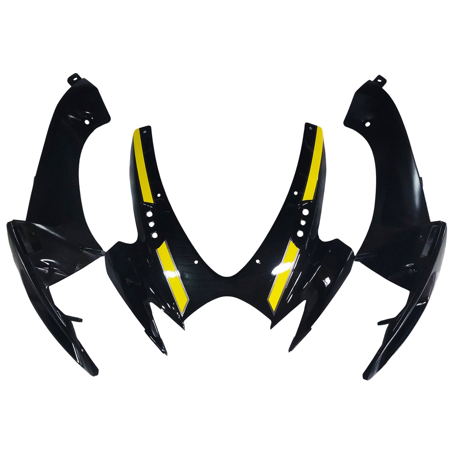Carene 2006-2007 Suzuki GSXR 600 750 Nero &amp; Giallo GSXR Racing Generico