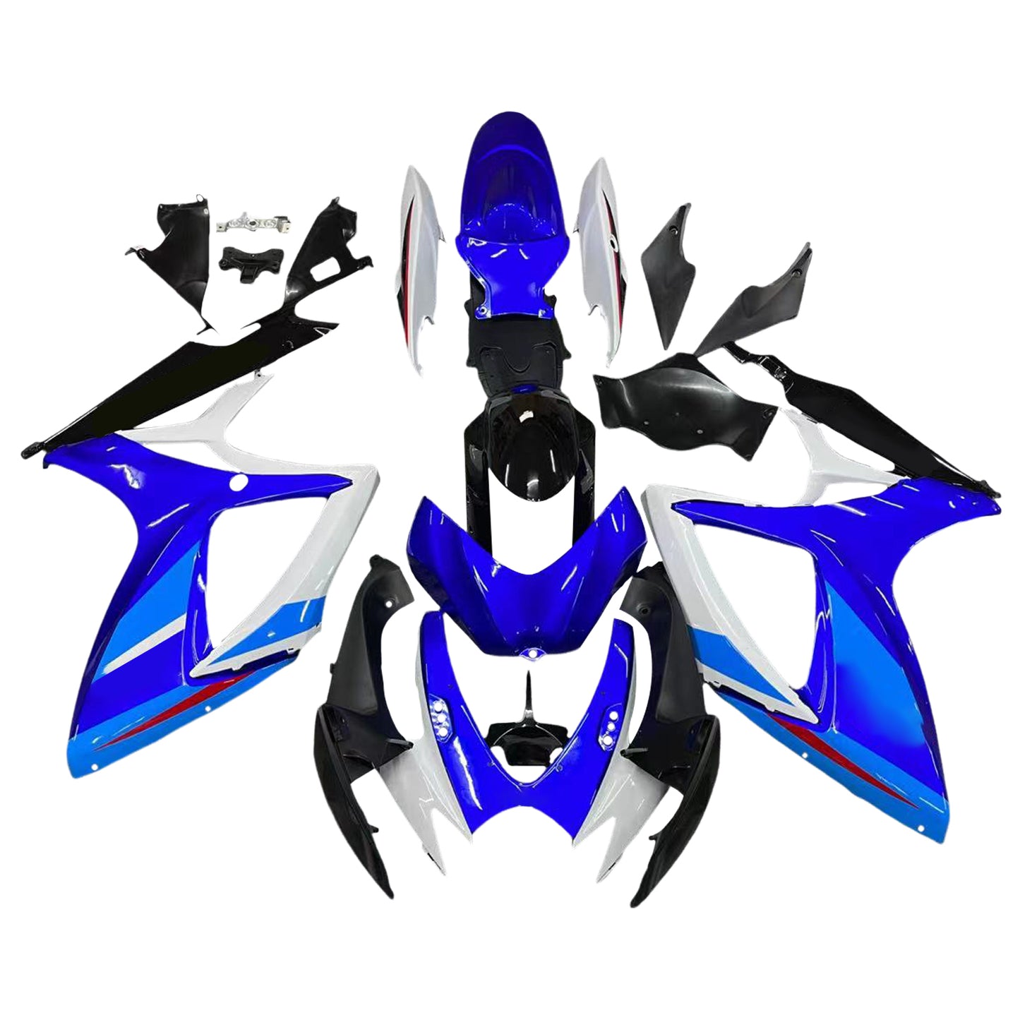 Amotopart Cladding Suzuki GSXR 600/750 (2006-2007) Kit di travestimento