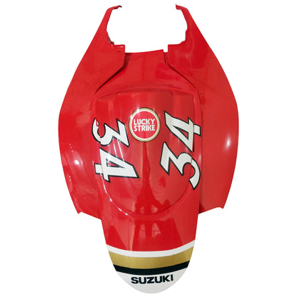 Carene 2006-2007 Suzuki GSXR 600 750 Bianco Rosso Lucky Strike Racing Generico