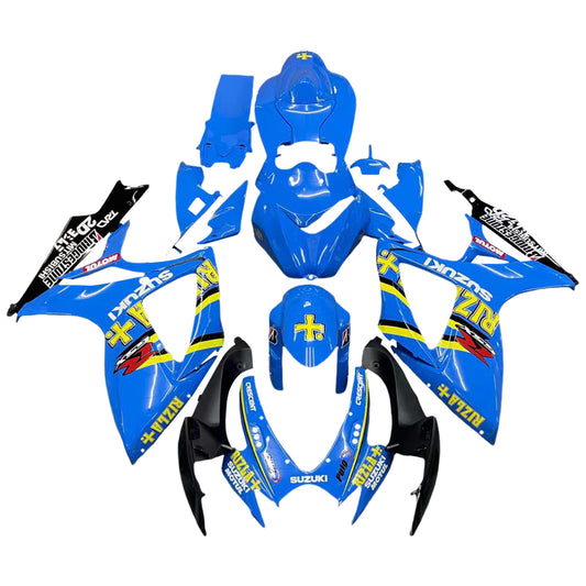 Carene 2006-2007 Suzuki GSXR 600 750 Blu Rizla Racing Generico