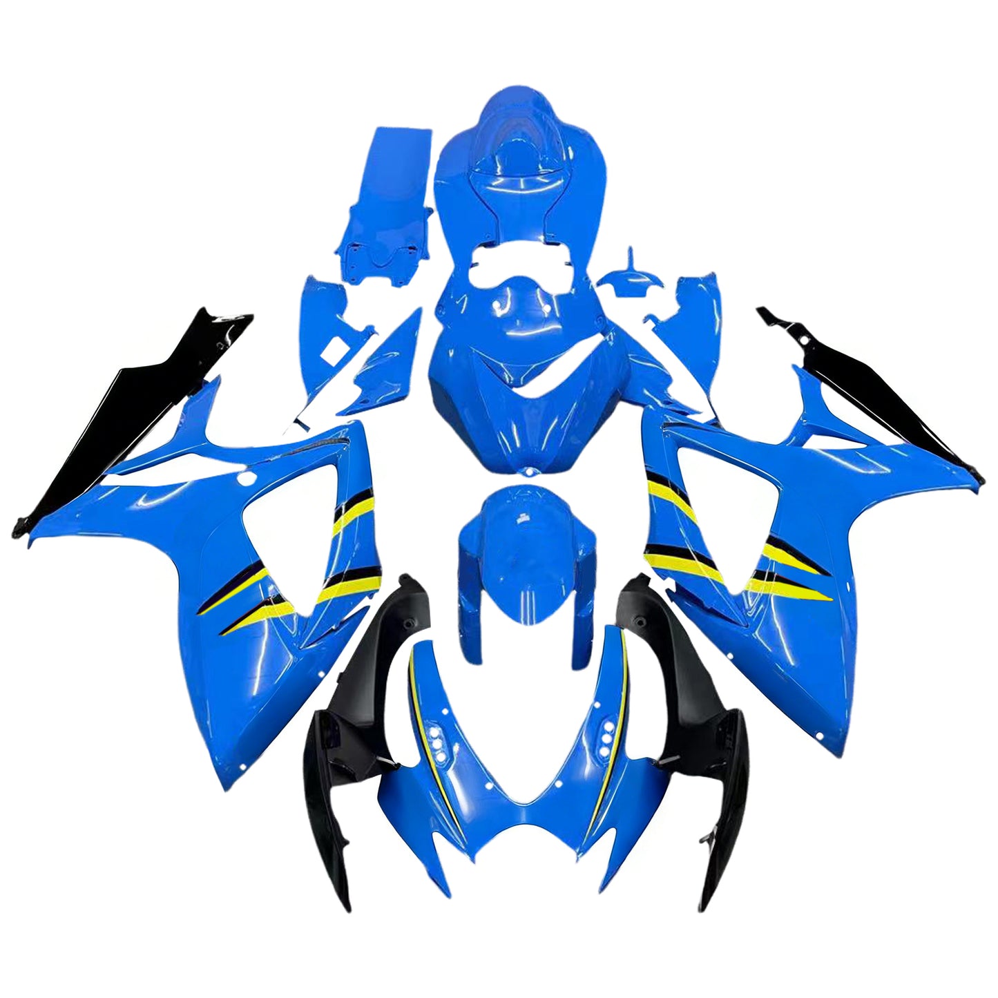 Carene 2006-2007 Suzuki GSXR 600 750 Blu Rizla Racing Generico