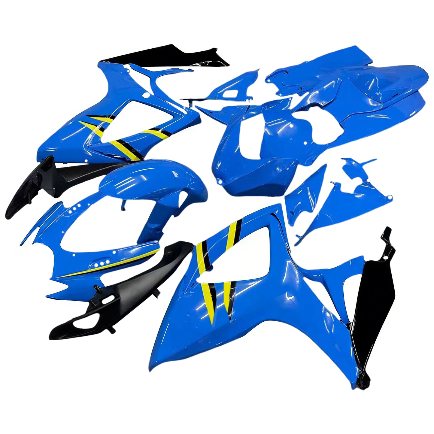 Carene 2006-2007 Suzuki GSXR 600 750 Blu Rizla Racing Generico