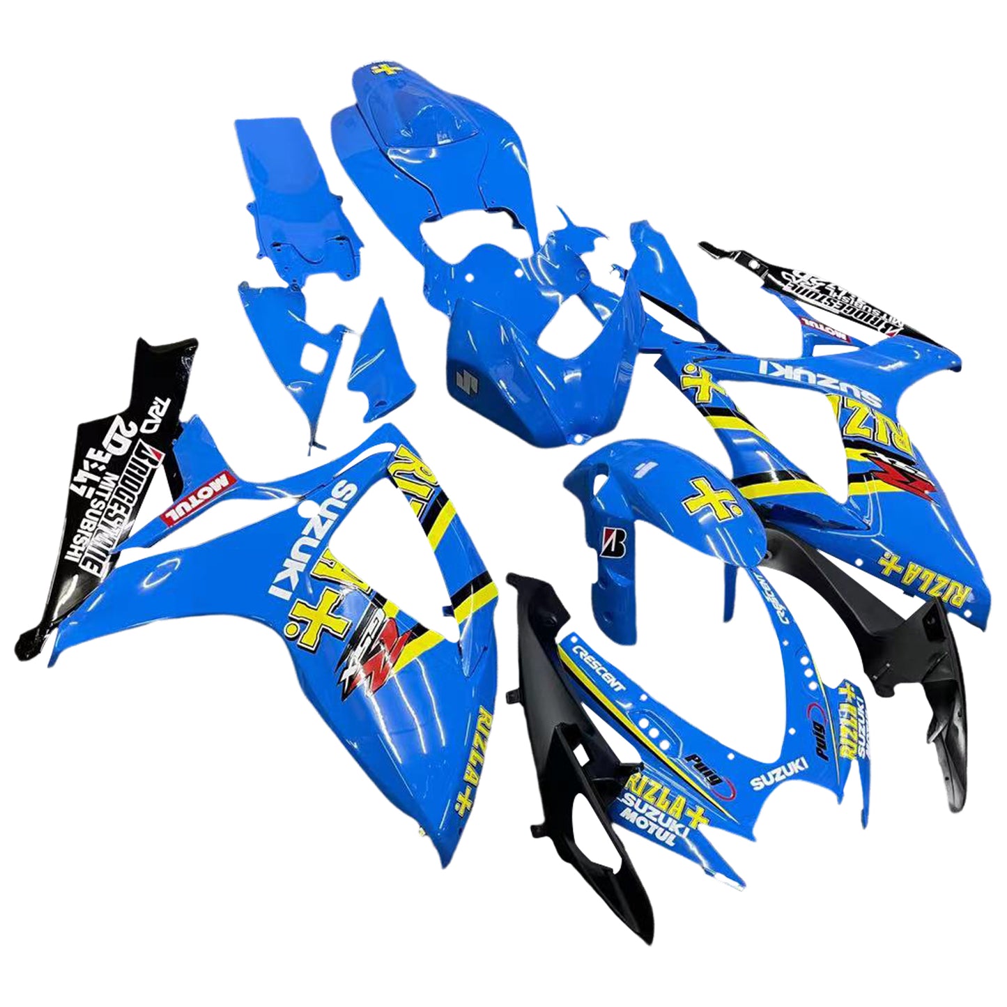 Carene 2006-2007 Suzuki GSXR 600 750 Blu Rizla Generico