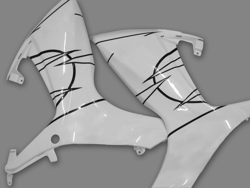 Amotopart 2006-2007 GSXR600750 SUZUKI CLADDING WHITE KIT