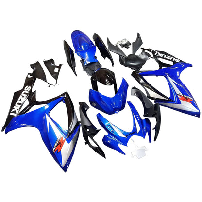 Carene 2006-2007 Suzuki GSXR 600 750 Blu &amp; Nero GSXR Racing Generico
