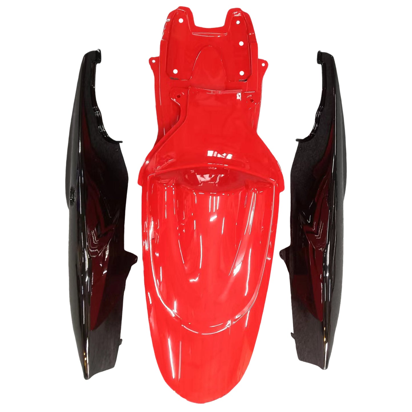 Carene 2006-2007 Suzuki GSXR 600 750 Rosso &amp; Nero GSXR Racing Generico