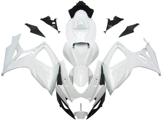 Carene 2006-2007 Suzuki GSXR 600 750 Bianco GSXR Racing Generico