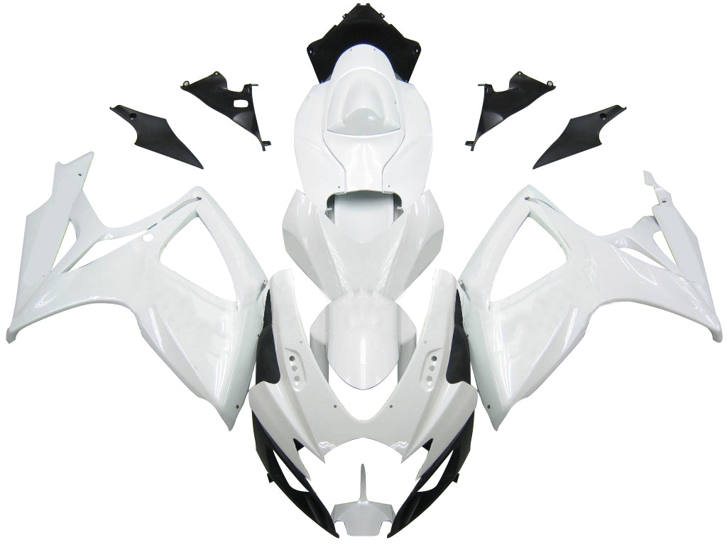 Carene 2006-2007 Suzuki GSXR 600 750 Bianco GSXR Generico