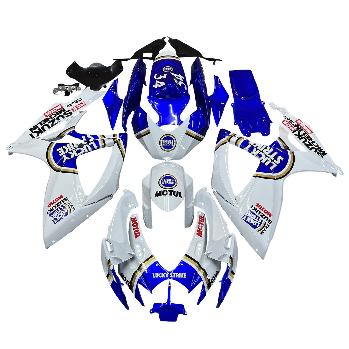 Amotopart Cladding Suzuki GSXR 600/750 (2006-2007) Kit di travestimento