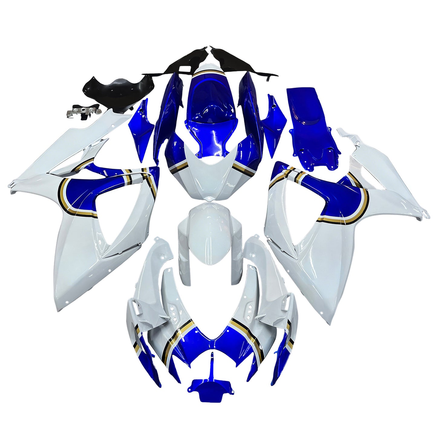 Carene GSXR 600/750 2006-2007 Carrozzeria Carene Blu ABS Set plastica stampata ad iniezione Generico