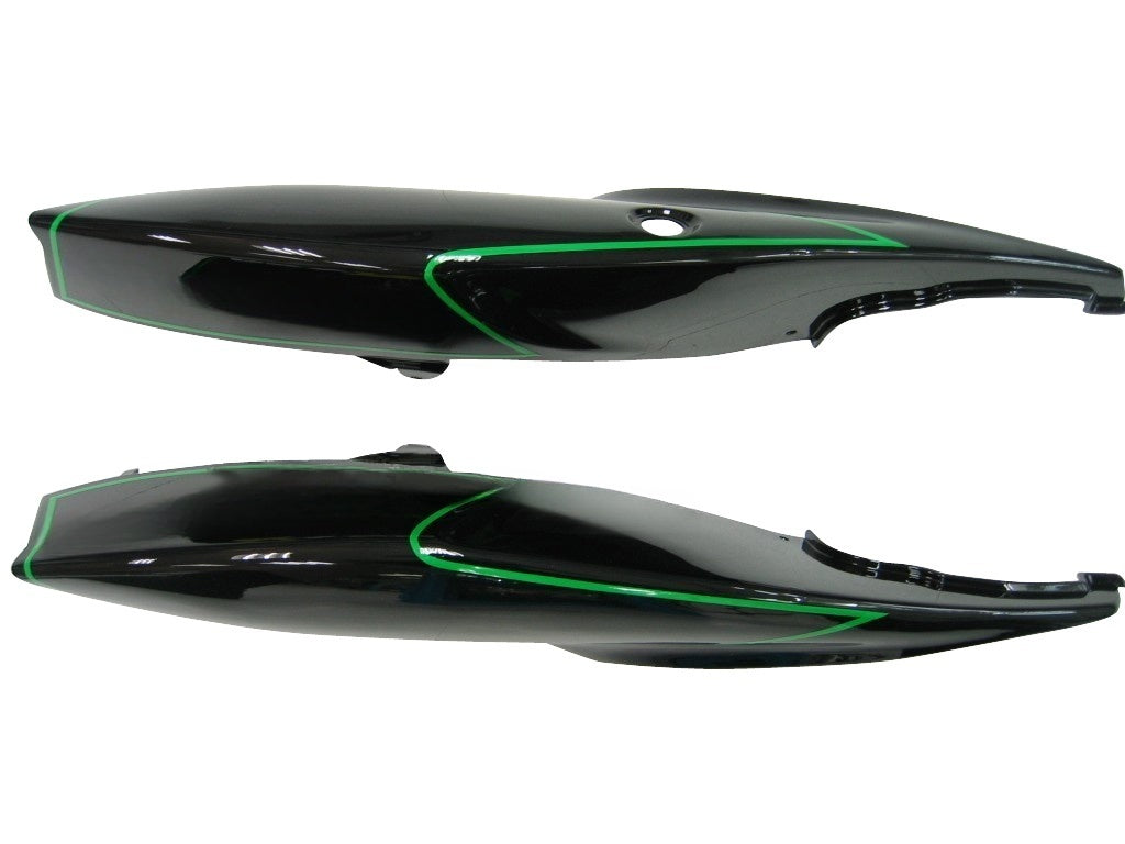Per GSXR 600/750 2006-2007 Carrozzeria Carenatura ABS nero Stampato ad iniezione Plastica Set Generico