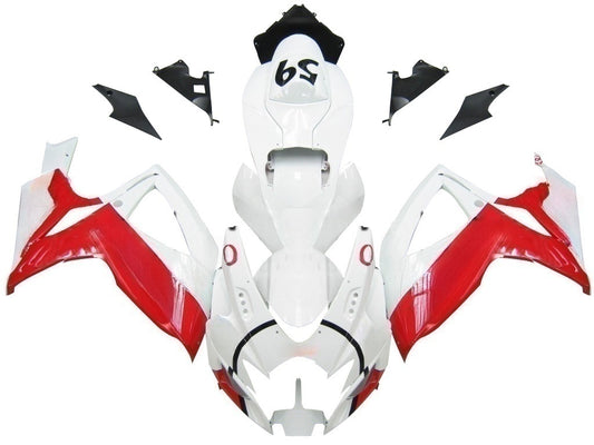 Carene 2006-2007 Suzuki GSXR 600 750 Bianco &  Rosso Jordan Generic