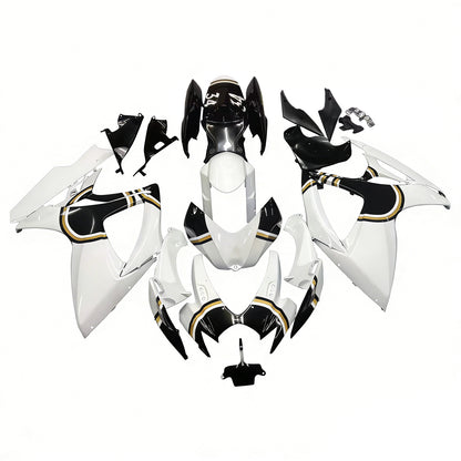 Carene 2006-2007 Suzuki GSXR 600 750 Bianco Nero Lucky Strike Generico