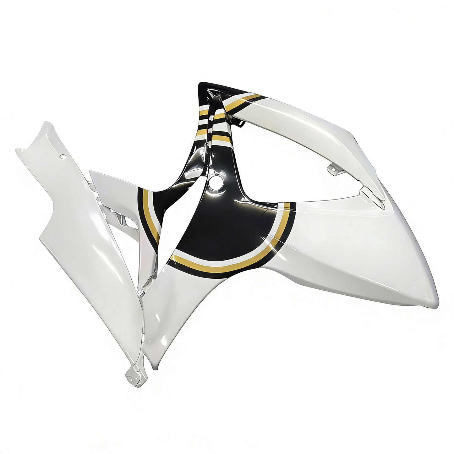 Carene 2006-2007 Suzuki GSXR 600 750 Bianco Nero Lucky Strike Generico