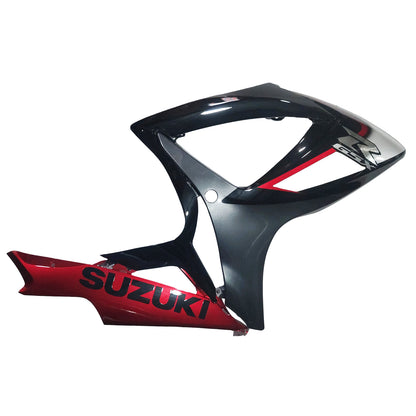 Carene 2006-2007 Suzuki GSXR 600 750 Rosso Argento Nero GSXR Racing Generico