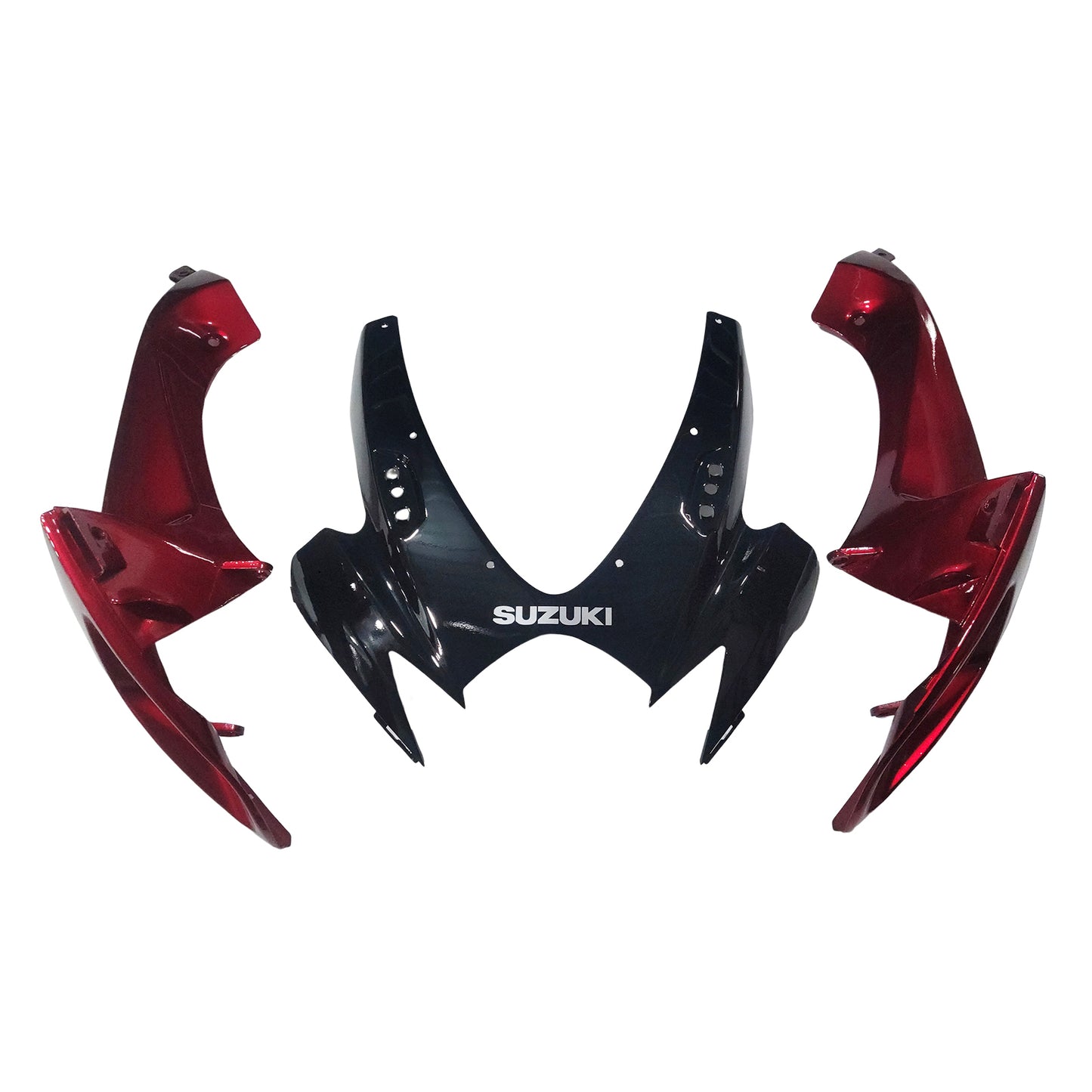 Carene 2006-2007 Suzuki GSXR 600 750 Rosso Argento Nero GSXR Racing Generico