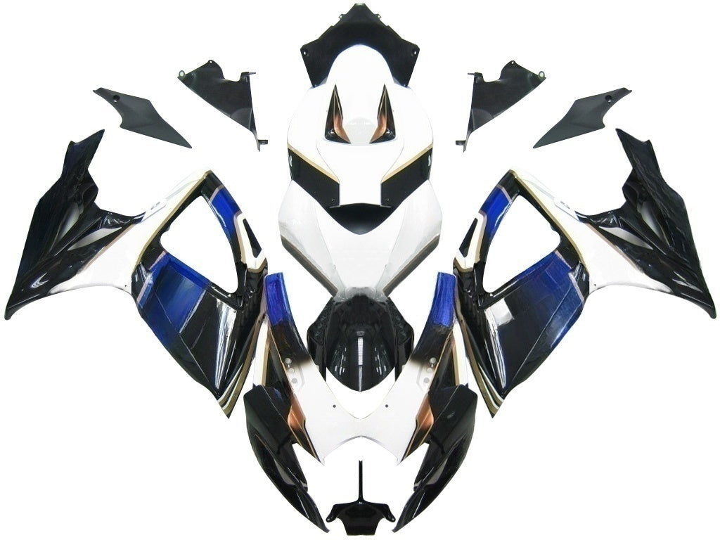 Carene 2006-2007 Suzuki GSXR 600 750 Black Blur Viru Beer Racing Generico