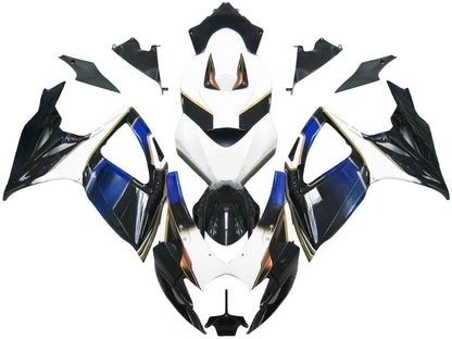 Carene 2006-2007 Suzuki GSXR 600 750 Black Blur Viru Beer Racing Generico