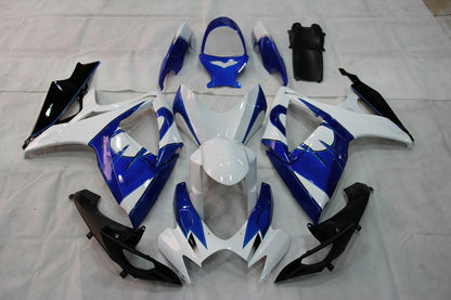 Carene 2006-2007 Suzuki GSXR 600 750 Bianco Blu Corona Racing Generico