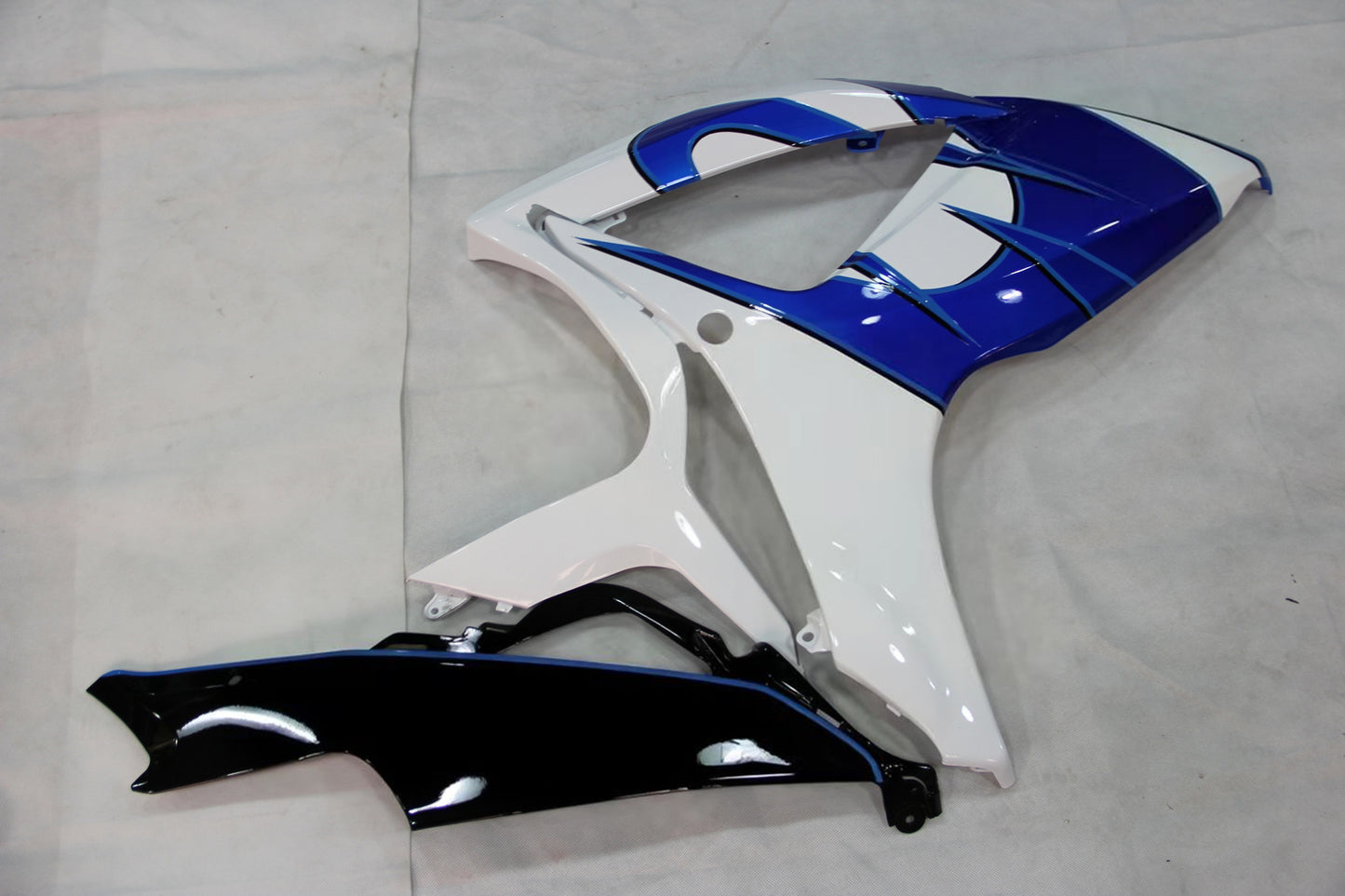 Carene 2006-2007 Suzuki GSXR 600 750 Bianco Blu Corona Racing Generico