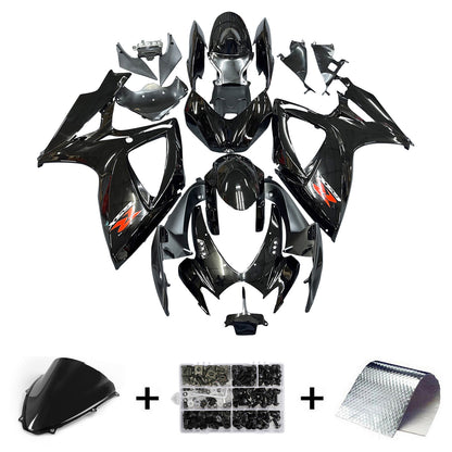 Kit Carenatura Per SUZUKI GSXR 600 750 2006-2007 06 07 Nero Generico