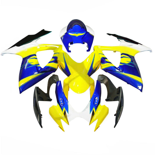 Carenatura Set Per SUZUKI GSXR 600 750 2006-2007 K6 Giallo Generico