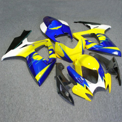 Amotopart 2006-2007 Suzuki GSX-R 600 750 Kit di rivestimento giallo