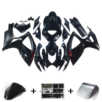 Amotopart Suzuki GSXR 600/750 2006-2007 K6 Kit carena Carrozzeria Plastica ABS