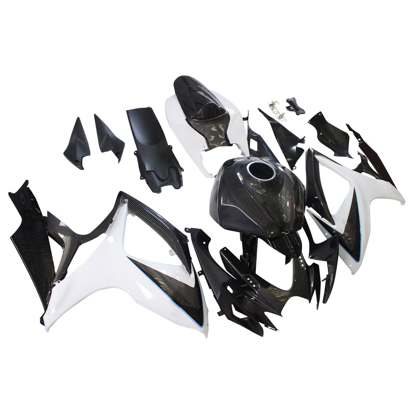 Amotopart Suzuki GSXR 600/750 2006-2007 K6 Kit carena Carrozzeria Plastica ABS