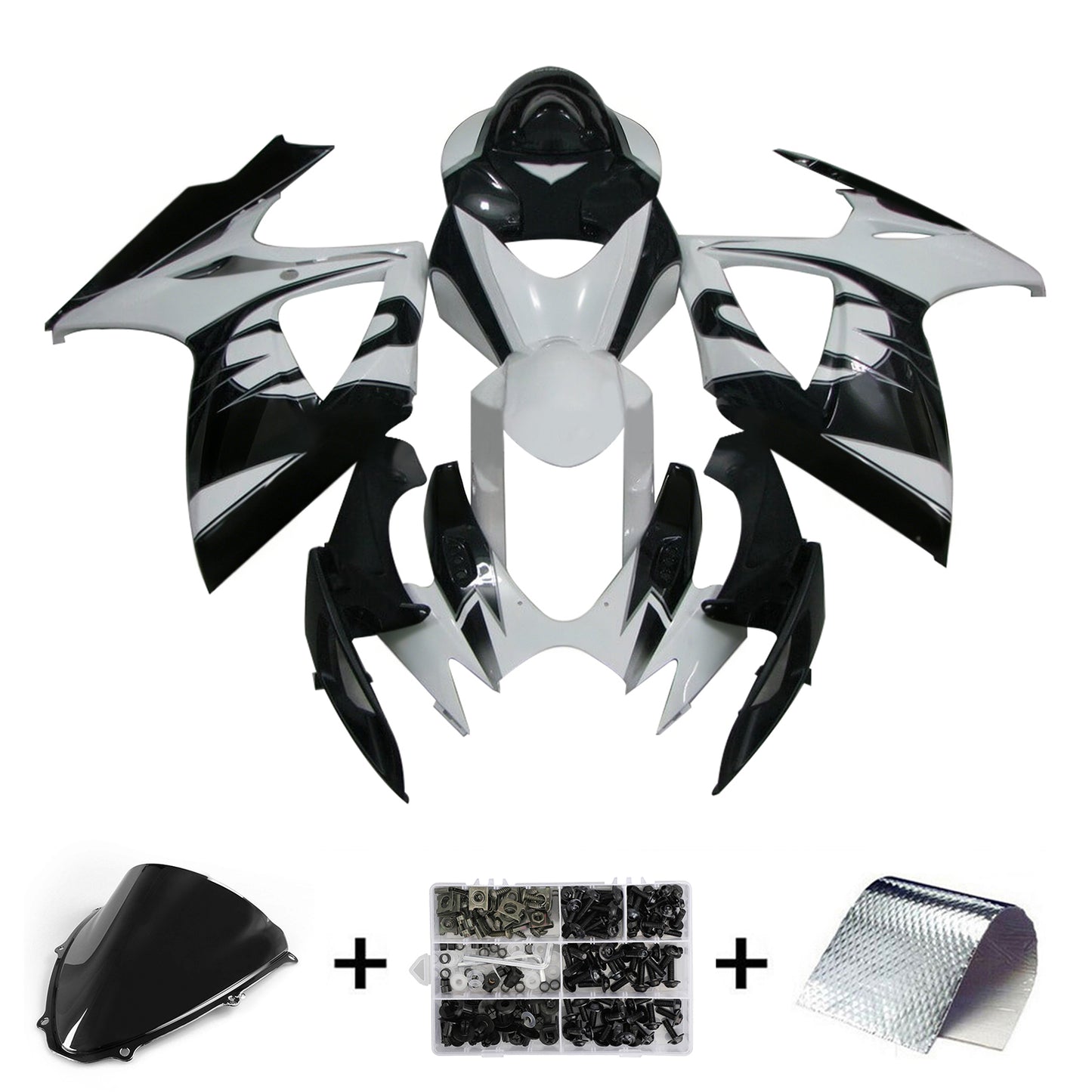 Kit carena iniezione Suzuki GSXR 600/750 K6 2006-2007 Carrozzeria in plastica ABS