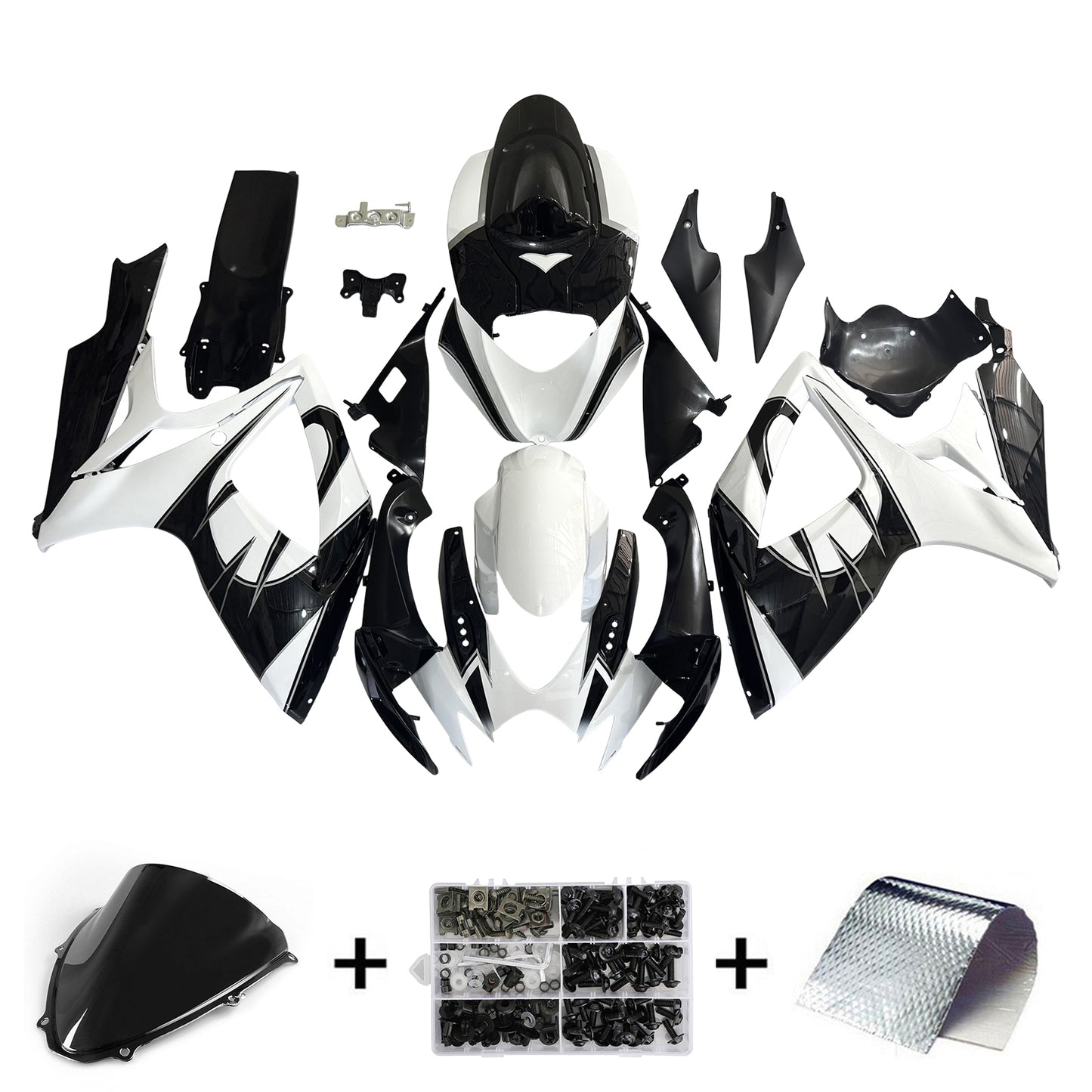 Kit carena iniezione Suzuki GSXR 600/750 K6 2006-2007 Carrozzeria in plastica ABS